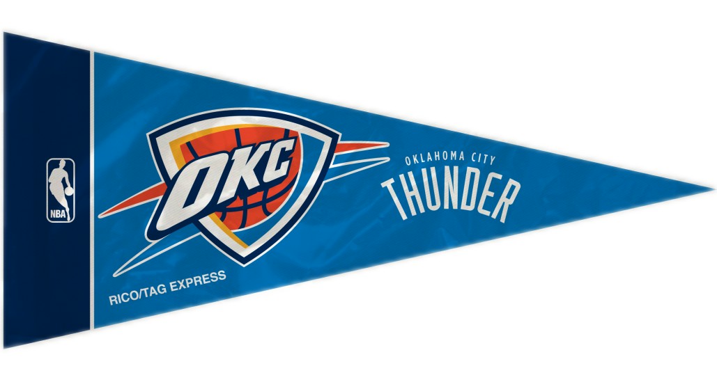 Oklahoma City Thunder Pennant Set Mini 8 Piece