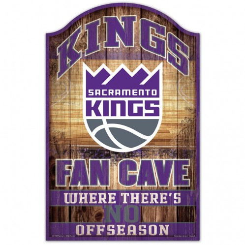 Sacramento Kings Sign 11x17 Wood Fan Cave Design - Special Order