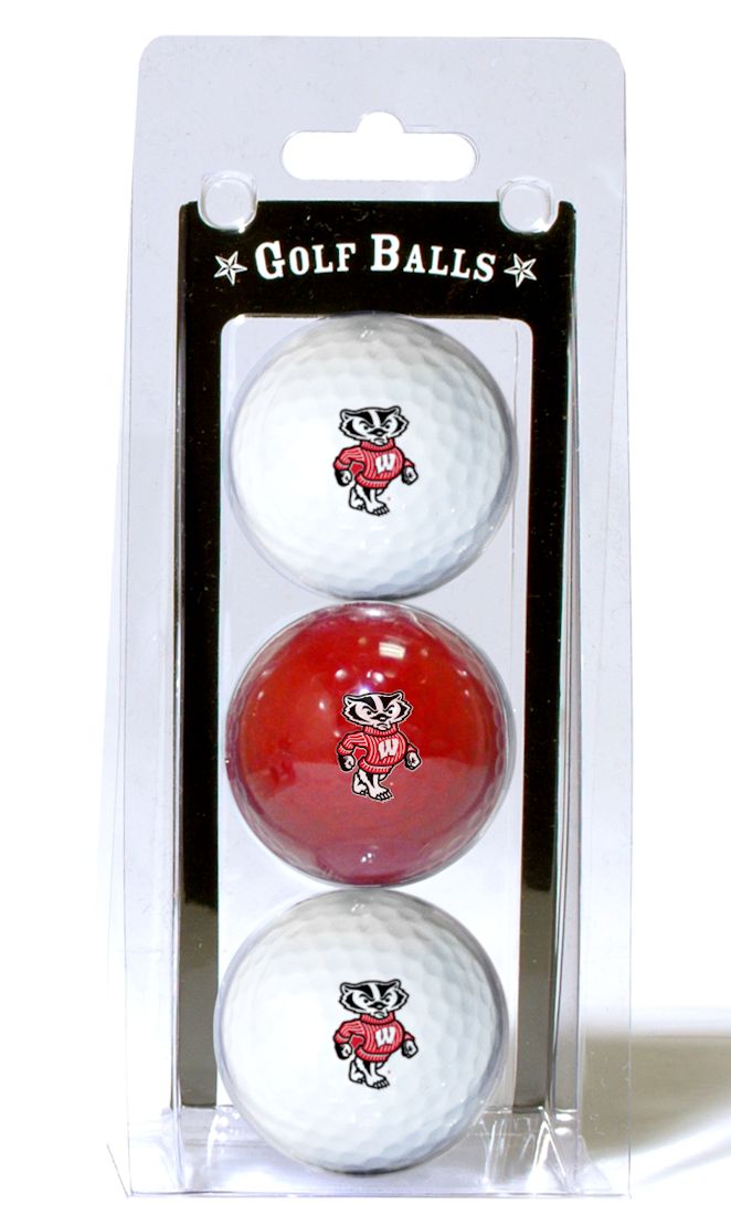 Wisconsin Badgers 3 Pack of Golf Balls - Special Order