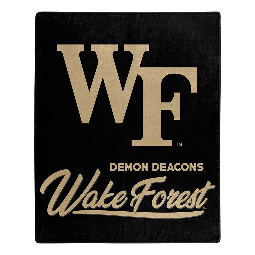 Wake Forest Demon Deacons Blanket 50x60 Raschel Signature Design