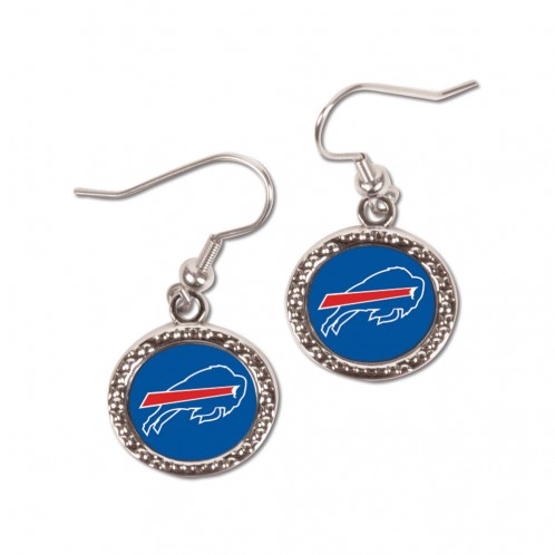 Buffalo Bills Earrings Round Style - Special Order
