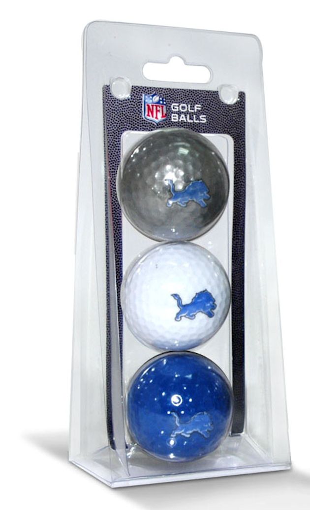 Detroit Lions 3 Pack of Golf Balls - Special Order