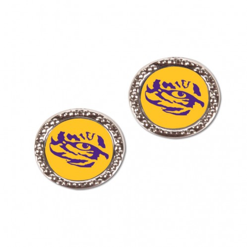 LSU Tigers Earrings Post Style - Special Order