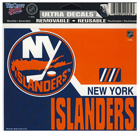 New York Islanders Decal 5x6 Ultra Color - Special Order