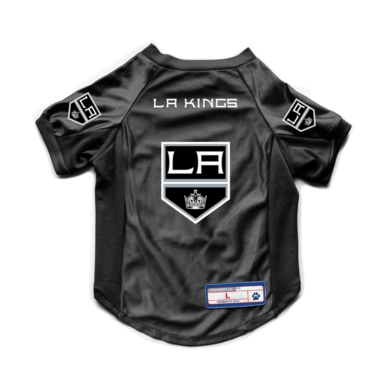Los Angeles Kings Pet Jersey Stretch Size L - Special Order