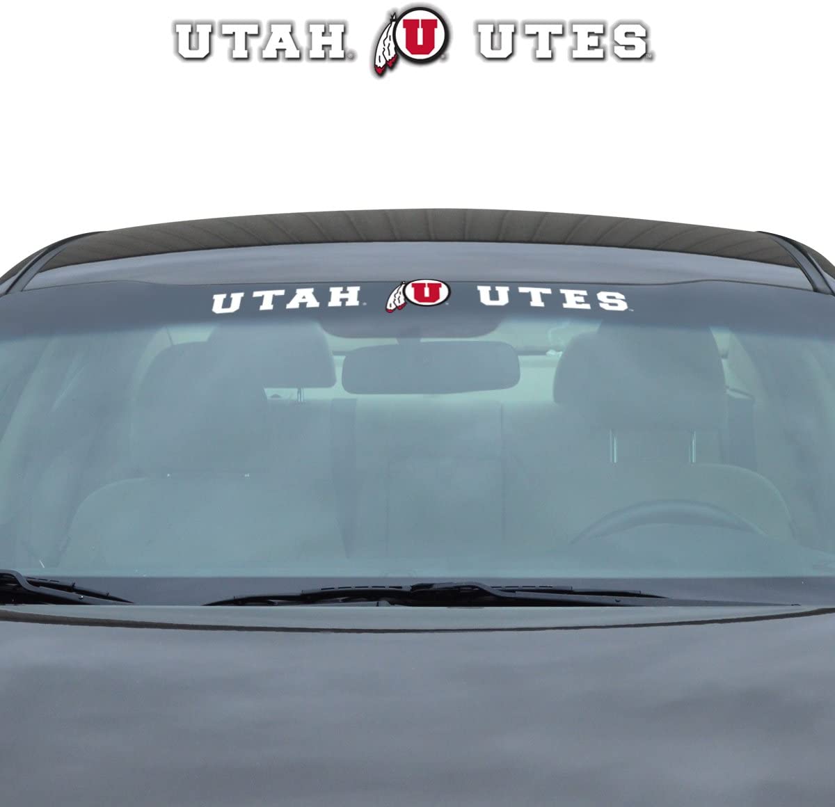 Utah Utes Decal 35x4 Windshield Style - Special Order