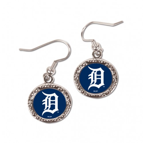 Detroit Tigers Earrings Round Design - Special Order