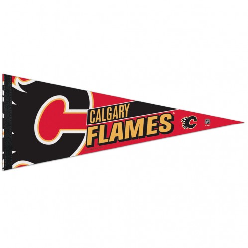 Calgary Flames Pennant 12x30 Premium Style - Special Order