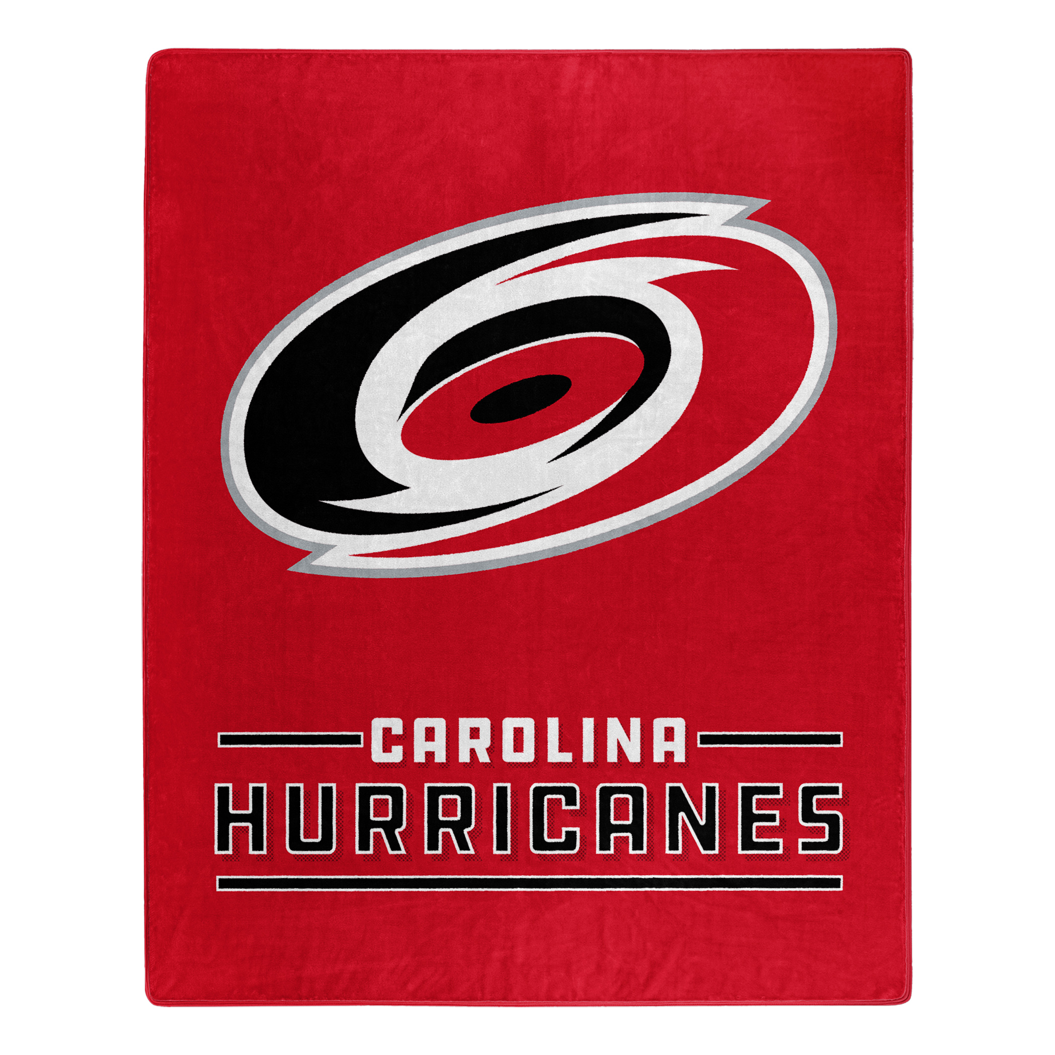 Carolina Hurricanes Blanket 50x60 Raschel Interference Design