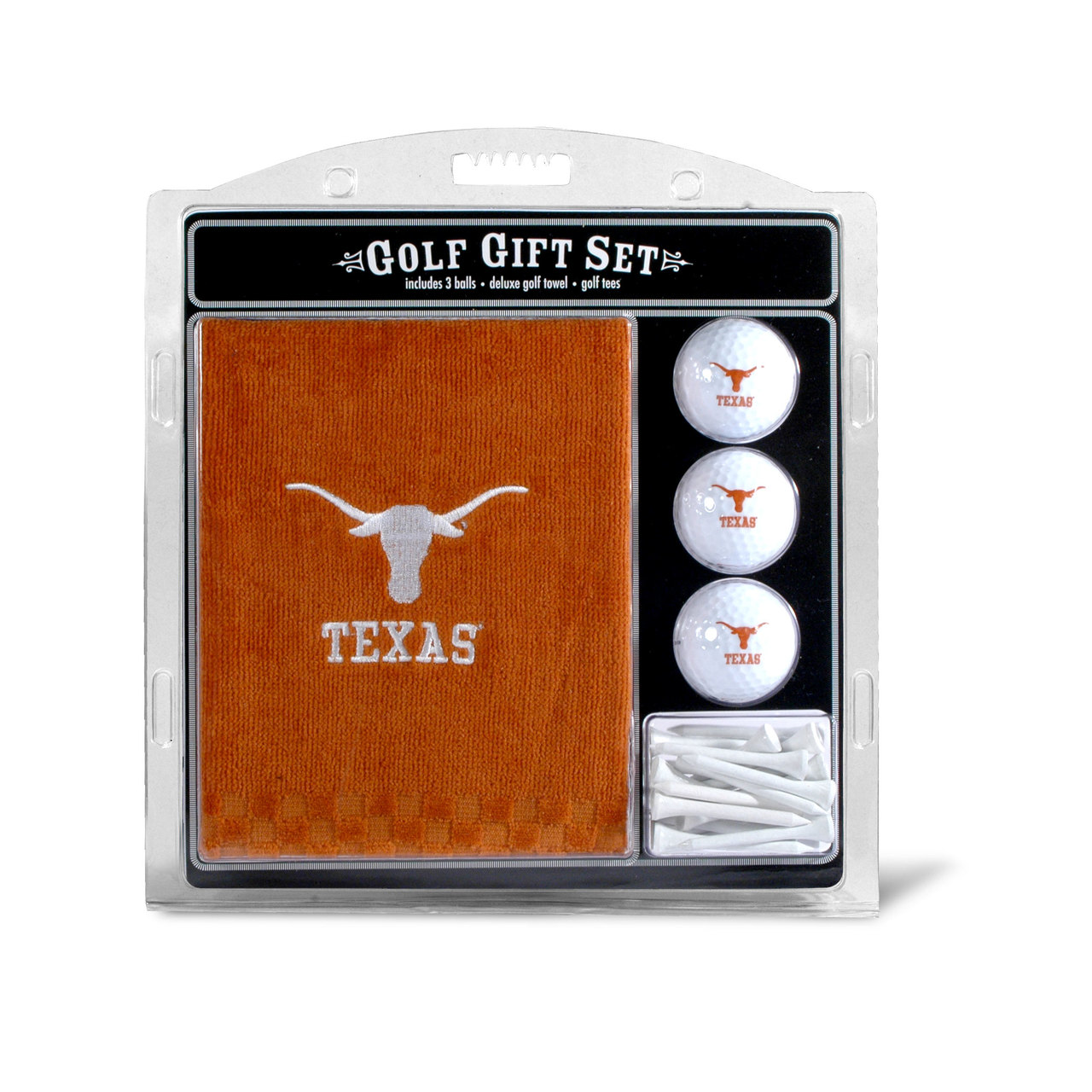 Texas Longhorns Golf Gift Set with Embroidered Towel - Special Order
