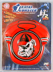 Georgia Bulldogs Coaster Set Jersey Style CO