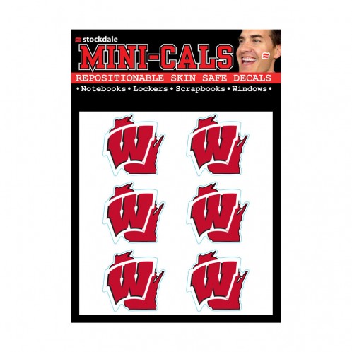 Wisconsin Badgers Tattoo Face Cals