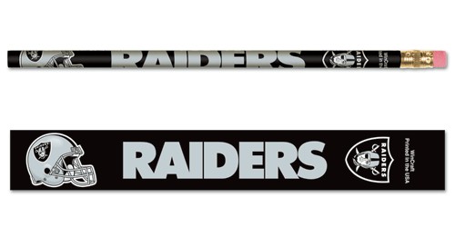 Las Vegas Raiders Pencil 6 Pack