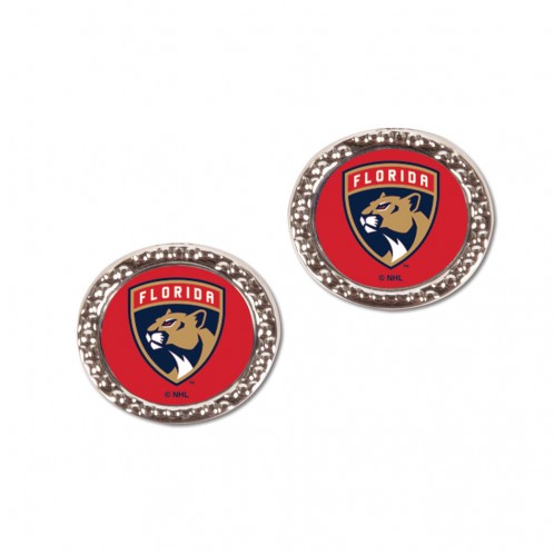 Florida Panthers Earrings Post Style - Special Order