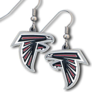 Atlanta Falcons Earrings Dangle Style