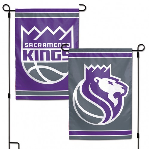 Sacramento Kings Flag 12x18 Garden Style 2 Sided - Special Order