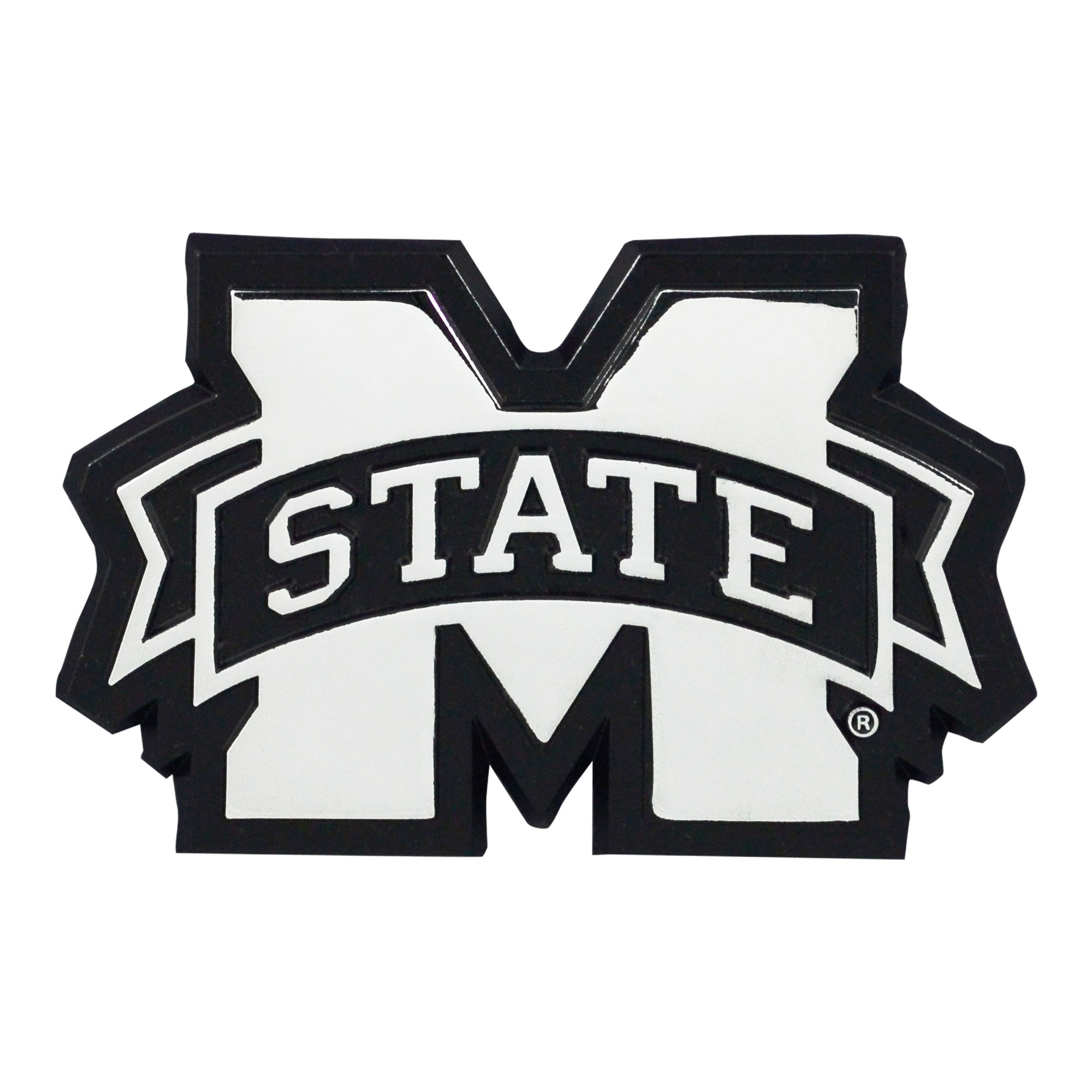 Mississippi State Bulldogs Auto Emblem Premium Metal Chrome Special Order