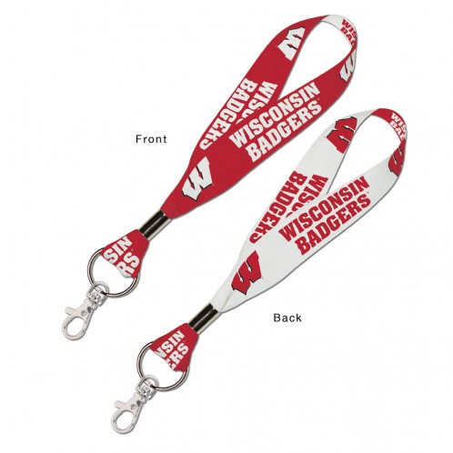 Wisconsin Badgers Key Strap 1 Inch - Special Order