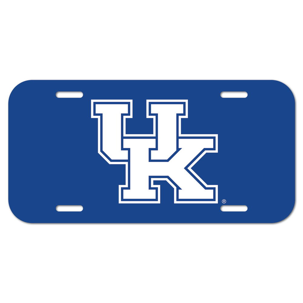 Kentucky Wildcats License Plate Plastic