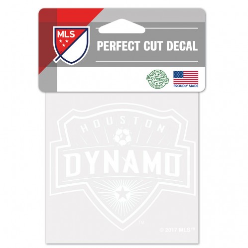 Houston Dynamo Decal 4x4 Perfect Cut White - Special Order