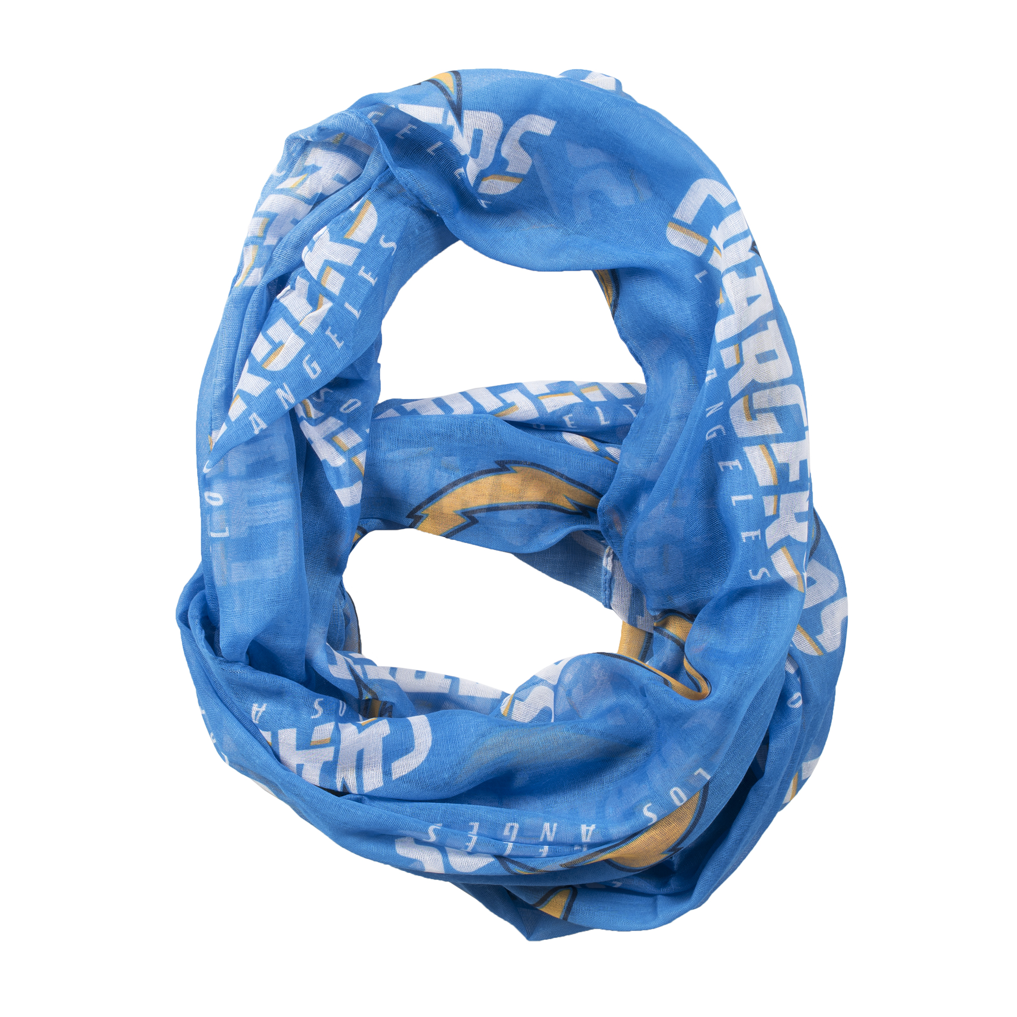 Los Angeles Chargers Scarf Infinity Style - Special Order