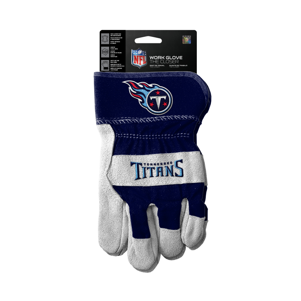 Tennessee Titans Gloves Work Style The Closer Design