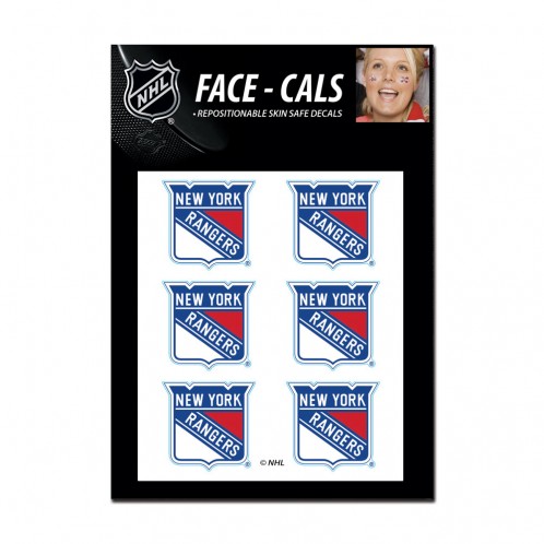 New York Rangers Tattoo Face Cals Special Order