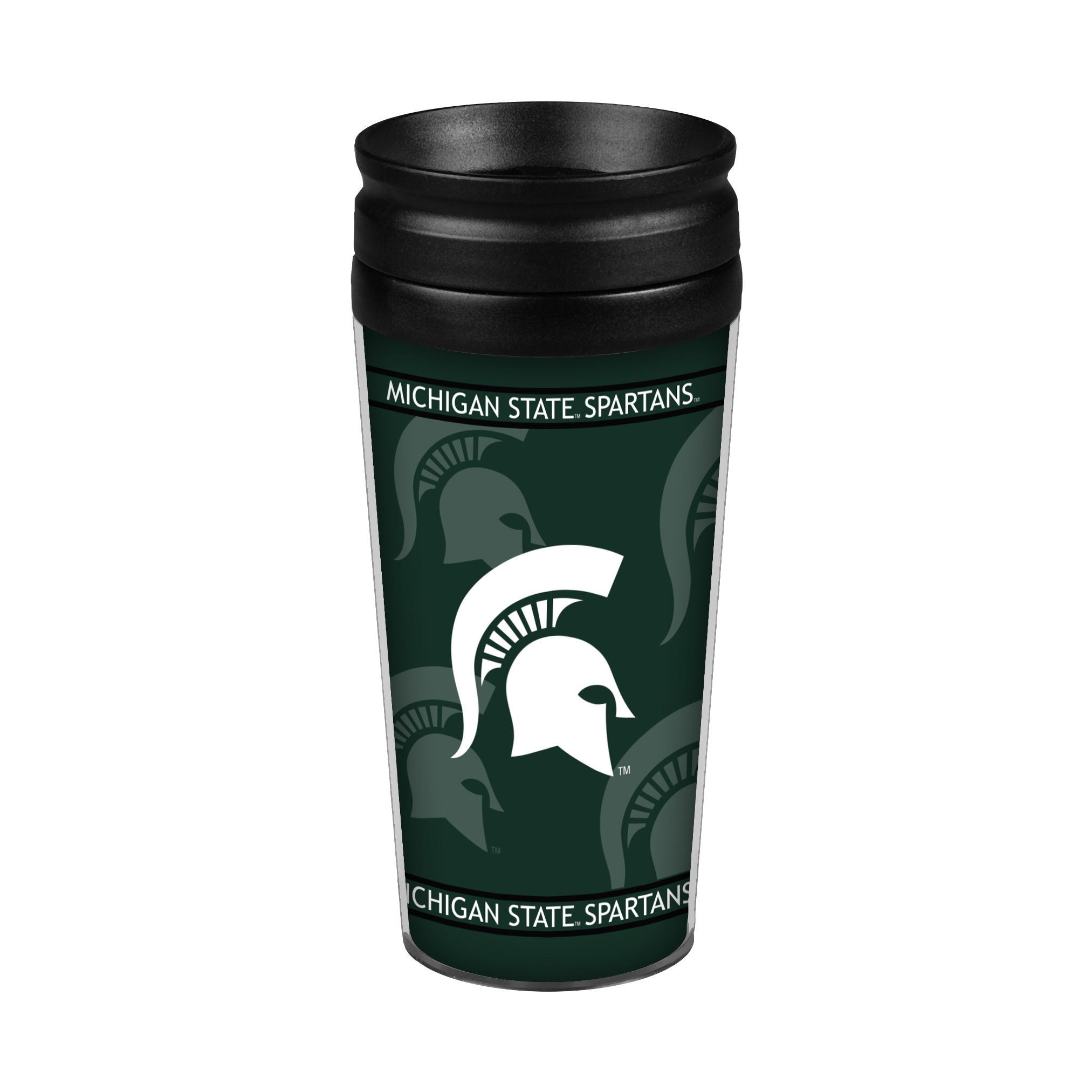 Michigan State Spartans Travel Mug 14oz Full Wrap Style