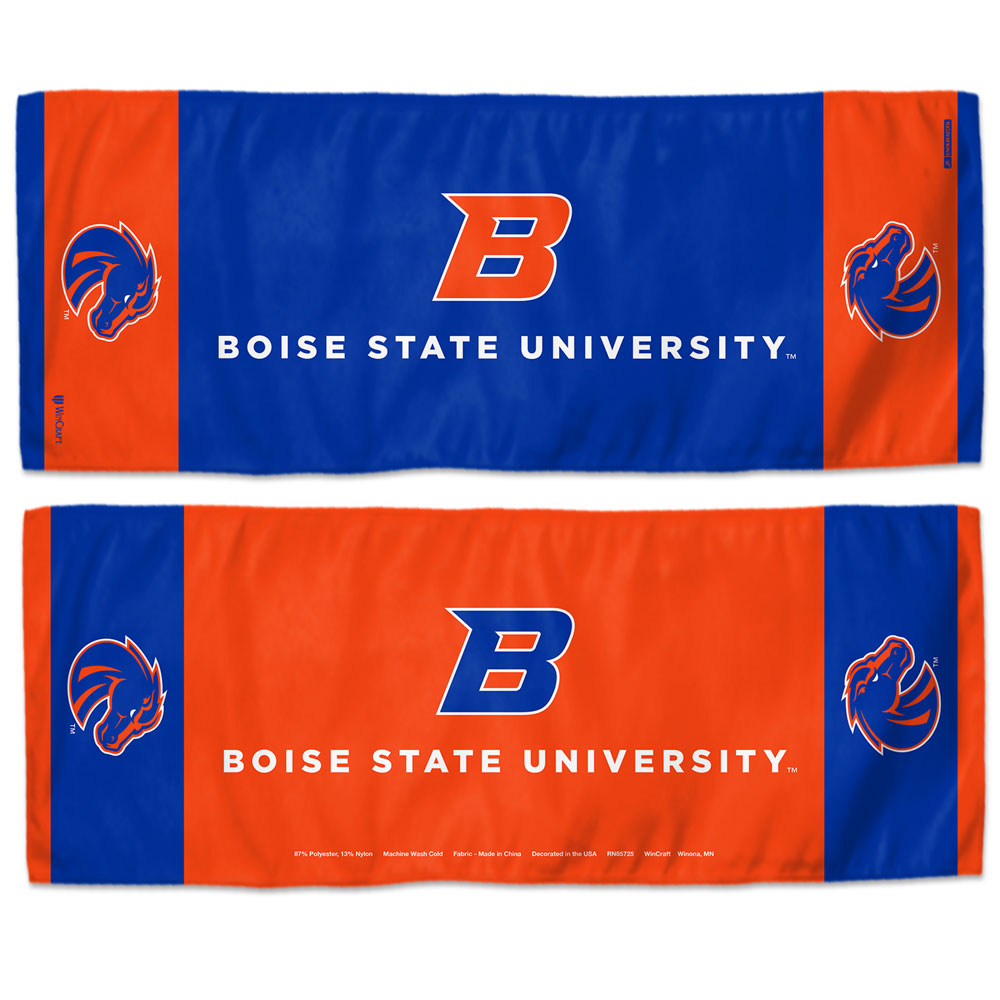 Boise State Broncos Cooling Towel 12x30 - Special Order