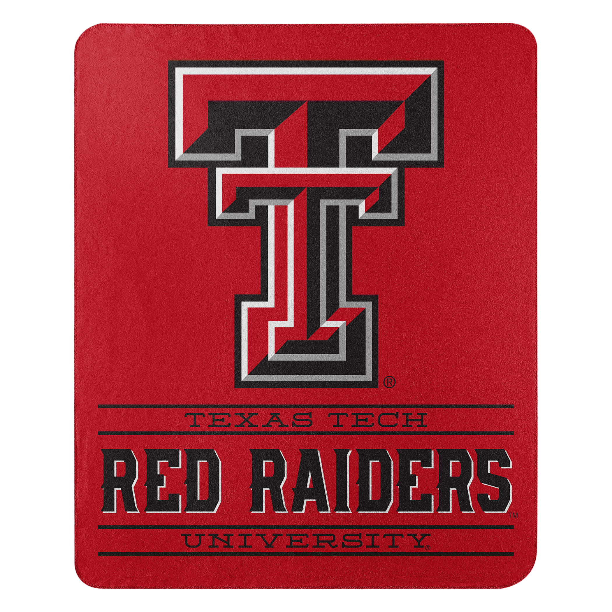Texas Tech Red Raiders Blanket 50x60 Fleece Control Design - Special Order