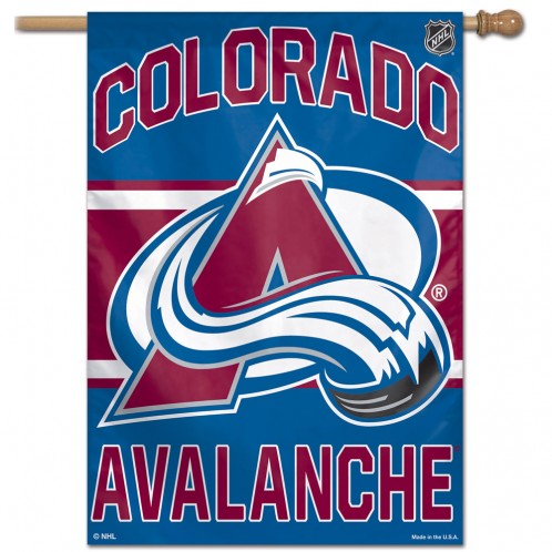 Colorado Avalanche Banner 28x40 Vertical - Special Order