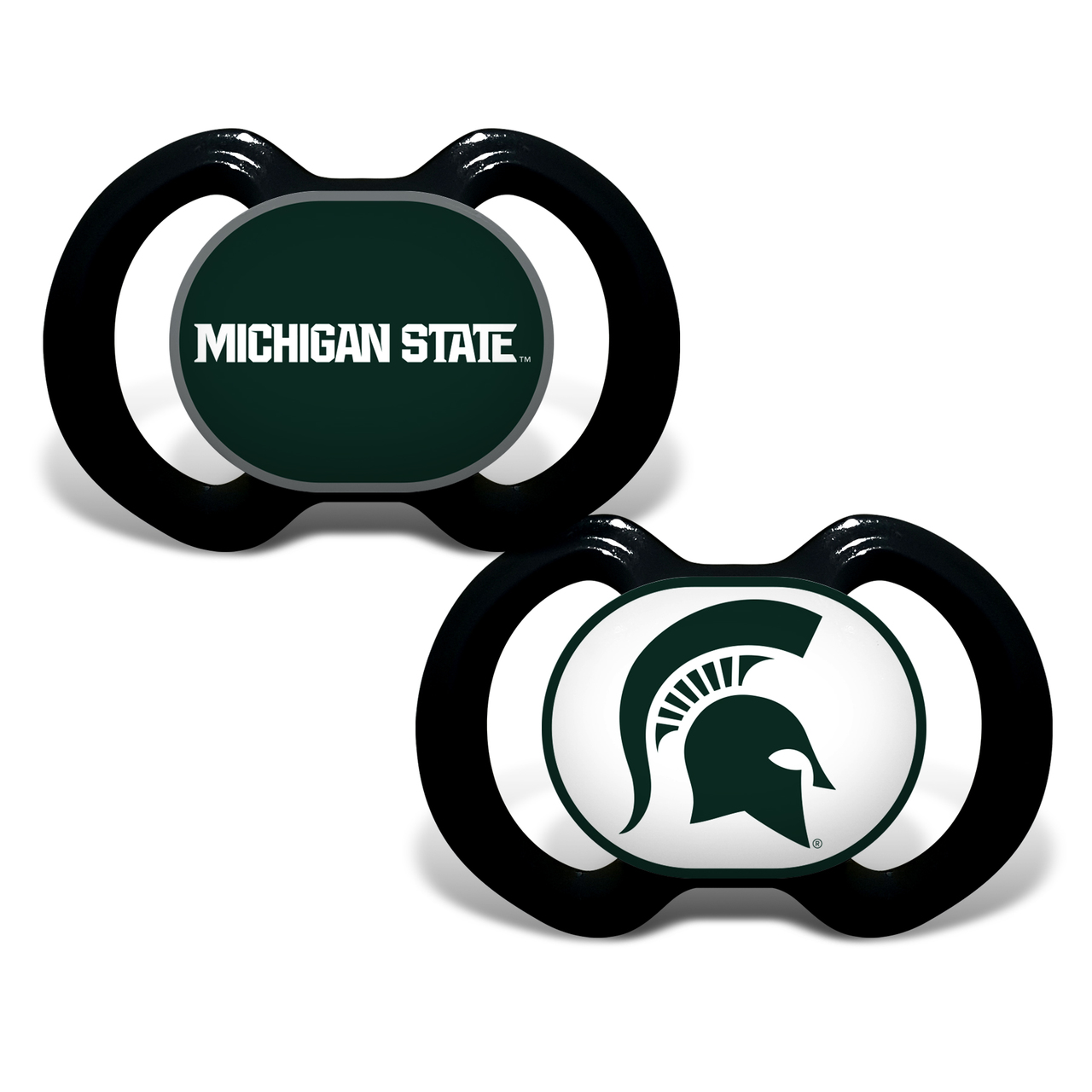 Michigan State Spartans Pacifier 2 Pack - Special Order
