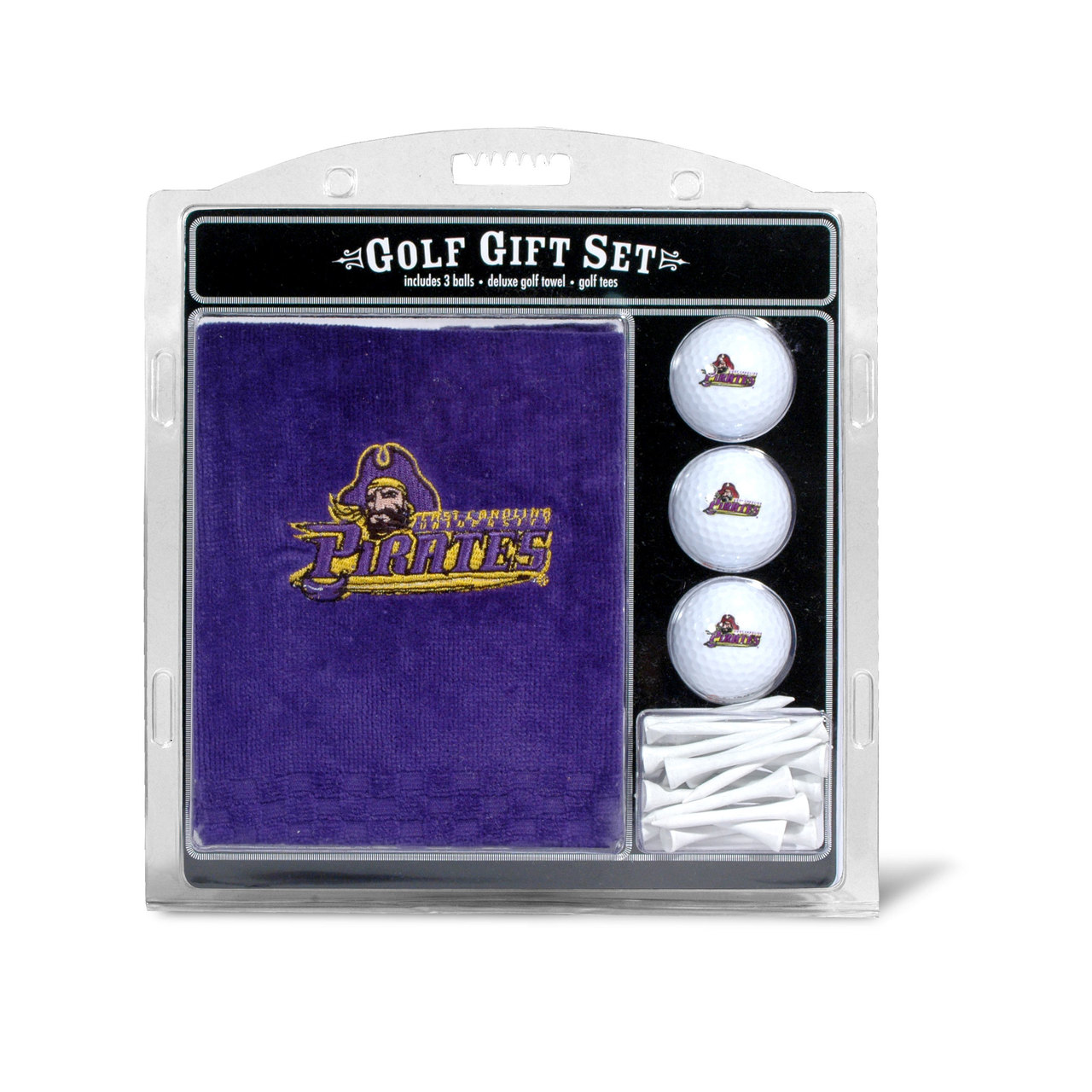 East Carolina Pirates Golf Gift Set with Embroidered Towel - Special Order