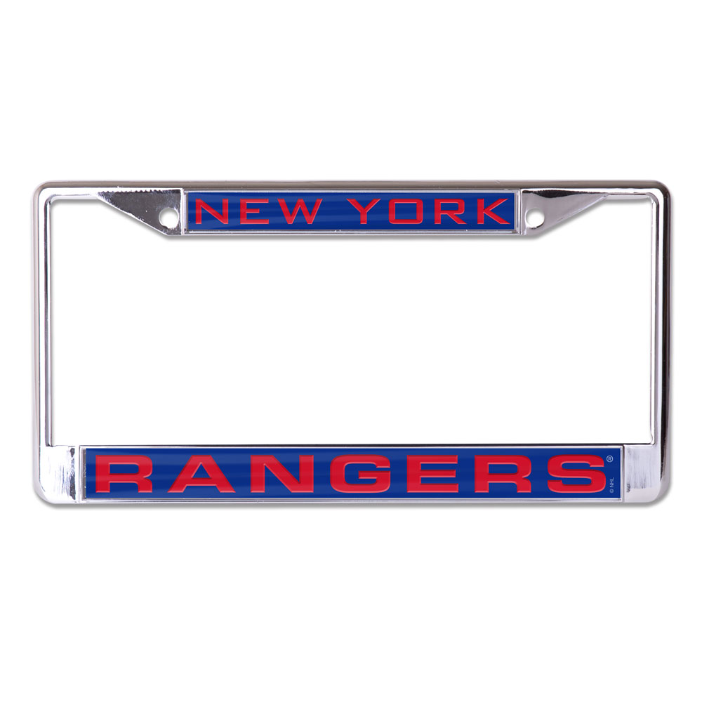 New York Rangers License Plate Frame - Inlaid - Special Order