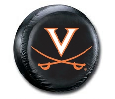 Virginia Cavaliers Tire Cover Standard Size Black CO