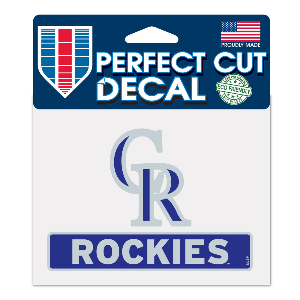 Colorado Rockies Decal 4.5x5.75 Perfect Cut Color - Special Order