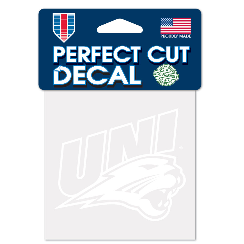 Northwestern Wildcats Decal 4x4 Perfect Cut White - Special Order