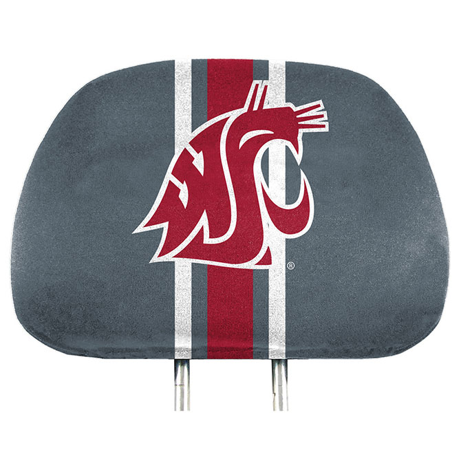 Washington State Cougars Headrest Covers Full Printed Style - Special Order