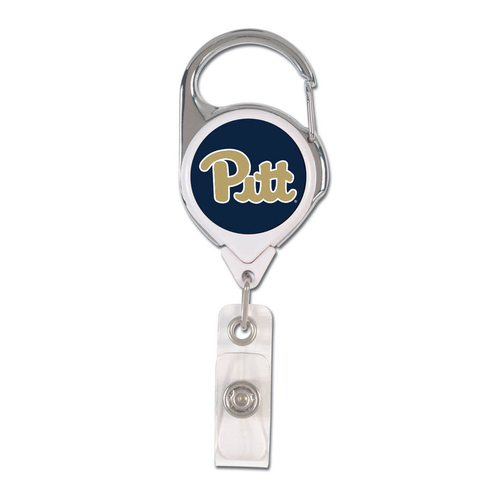 Pittsburgh Panthers Badge Holder Premium Retractable - Special Order