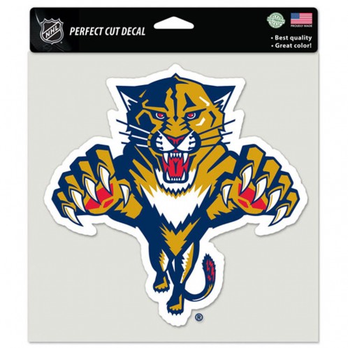 Florida Panthers Decal 8x8 Perfect Cut Color - Special Order