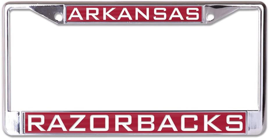 Arkansas Razorbacks License Plate Frame - Inlaid - Special Order