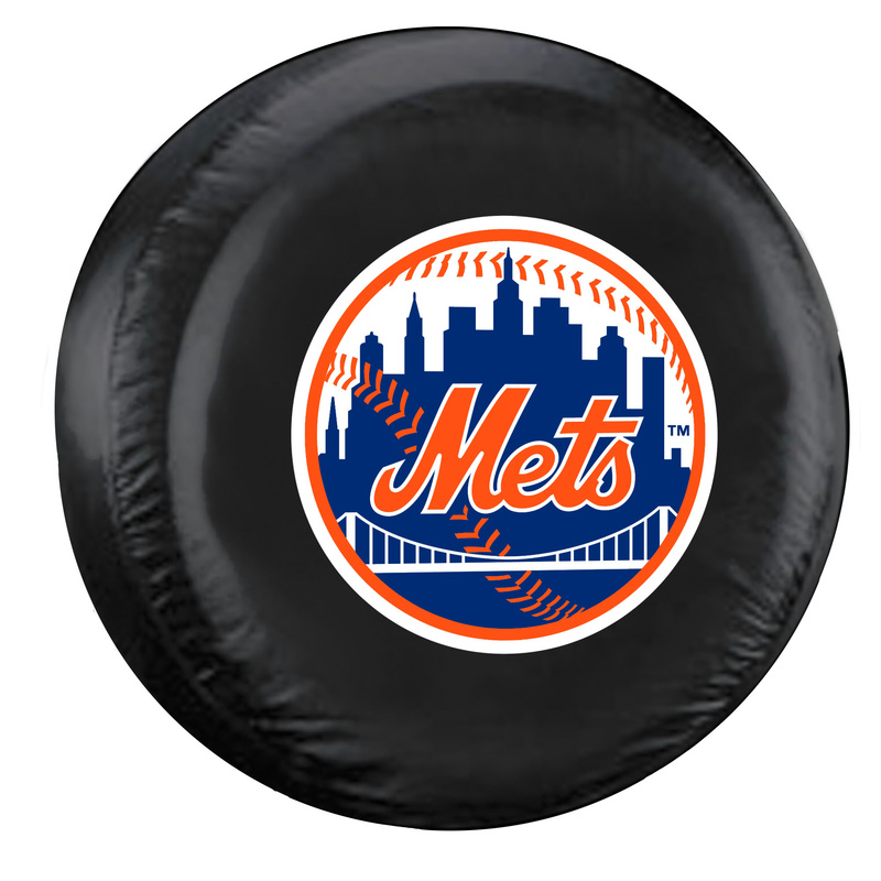 New York Mets Tire Cover Large Size Black CO