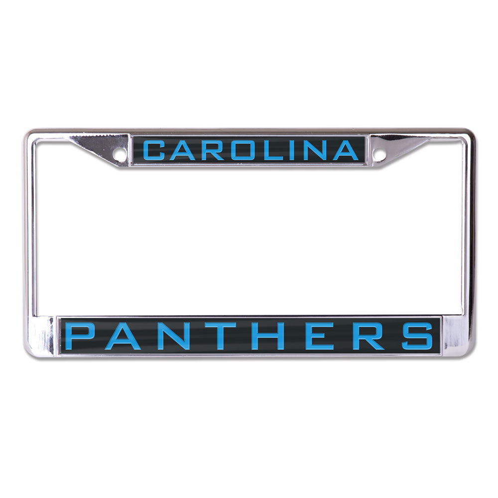 Carolina Panthers License Plate Frame - Inlaid - Special Order