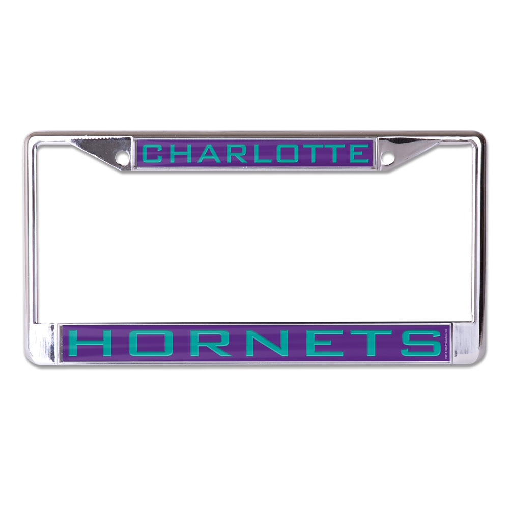Charlotte Hornets License Plate Frame - Inlaid - Special Order