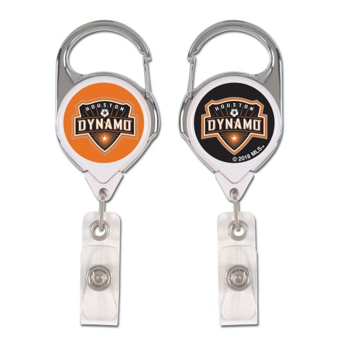 Houston Dynamo Badge Holder Premium Retractable - Special Order