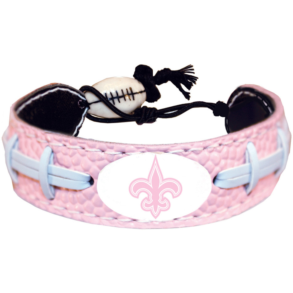 New Orleans Saints Bracelet Pink Football CO