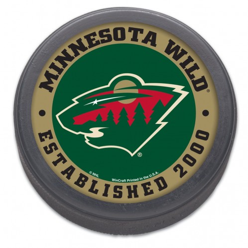 Minnesota Wild Hockey Puck - Bulk