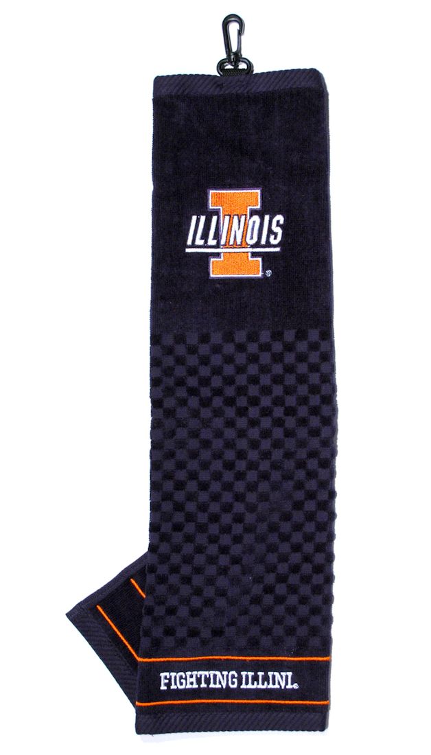 Illinois Fighting Illini 16x22 Embroidered Golf Towel - Special Order