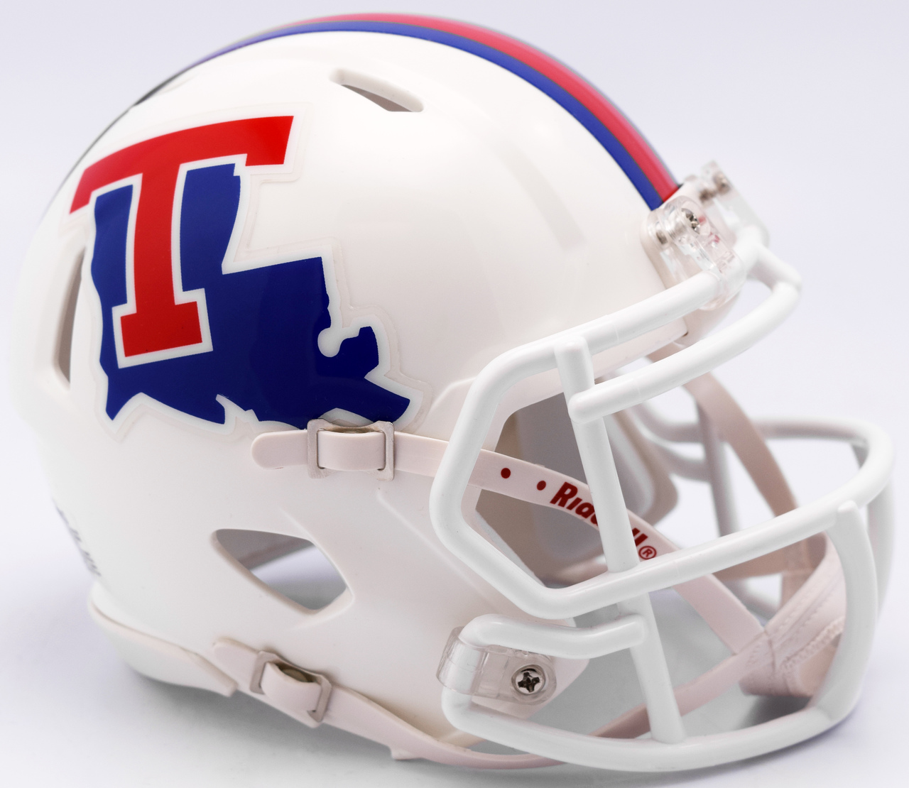Louisiana Tech Bulldogs Helmet Riddell Replica Mini Speed Style White - Special Order