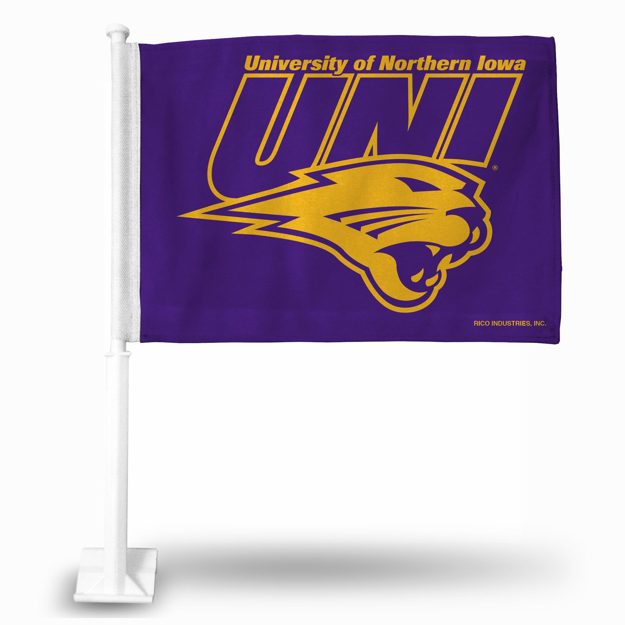 Northern Iowa Panthers Flag Car - Special Order